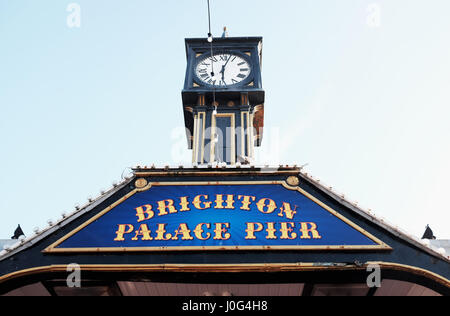 Brighton Palace Pier UK Foto genommen von Simon Dack Stockfoto