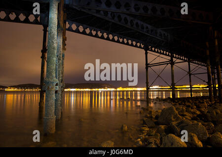 Foto von Jamie Callister ©. Llandudno Pier, Conwy Grafschaft, Nord-Wales, 6. April 2017 Stockfoto