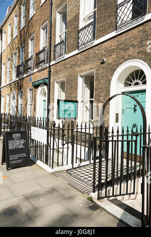 Das Charles DIckens Museum, 48 Doughty Street, London, UK Stockfoto