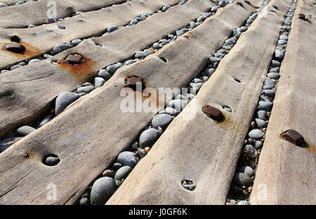 Bootsrampe Sheringham Stockfoto