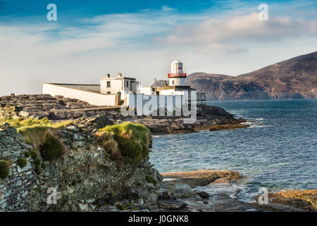 Valentia Island Lighthouse, County Kerry, Irland Stockfoto