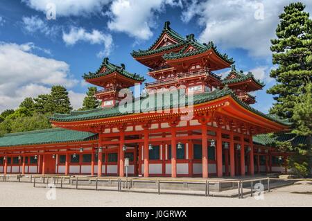 Dragon Hall am Heian-Jingu Schrein in Kyoto, Japan Stockfoto