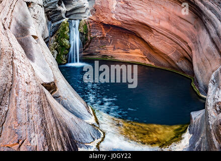 Hamersley Gorge, Spa Pool, Karijini National Park, North West, Western Australia, Australia Stockfoto