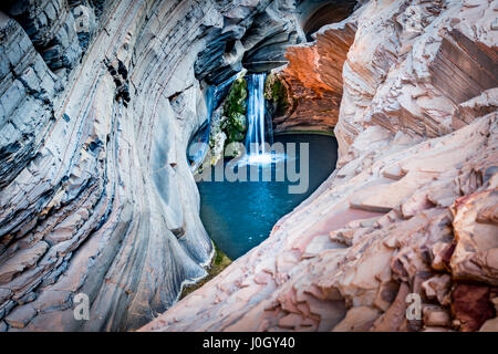 Hamersley Gorge, Spa Pool, Karijini National Park, North West, Western Australia, Australia Stockfoto