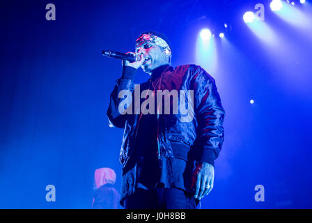 Bournemouth, UK. 13. April 2017. Kid Tinte live bei O2 Academy Bournemouth. Credit: Charlie Raven/Alamy leben Nachrichten Stockfoto