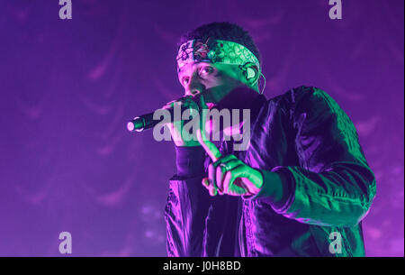 Bournemouth, UK. 13. April 2017. Kid Tinte live bei O2 Academy Bournemouth. Credit: Charlie Raven/Alamy leben Nachrichten Stockfoto