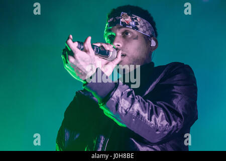 Bournemouth, UK. 13. April 2017. Kid Tinte live bei O2 Academy Bournemouth. Credit: Charlie Raven/Alamy leben Nachrichten Stockfoto