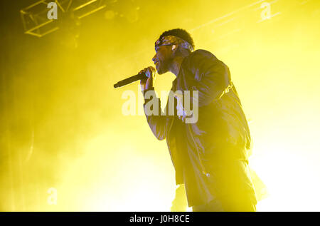 Bournemouth, UK. 13. April 2017. Kid Tinte live bei O2 Academy Bournemouth. Credit: Charlie Raven/Alamy leben Nachrichten Stockfoto