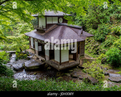 Choshukaku, Sankeien-Garten, Yokohama, Kanagawa, Japan Stockfoto