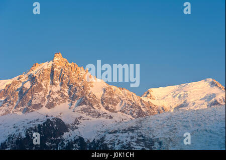 Aiguille du Midi Chamonix Mont Blanc, Rhône-Alpes, Frankreich Stockfoto