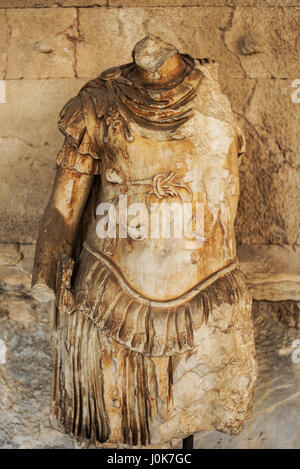 Statue von der Personifizierung der Odyssee in Stoa des Attalos, Athen, Griechenland Stockfoto