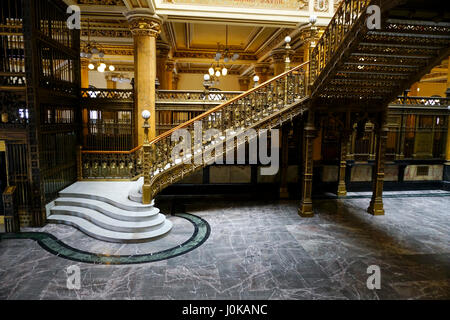 Historischen Hauptpost in Mexico City, Mexiko. Der Palacio de Correos de Mexico oder (Correo Mayor) Stockfoto