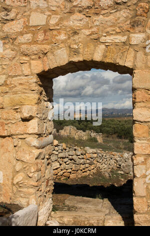 Kloster in Aptera, eine antike Stadt in West-Kreta aus dem 7. Jahrhundert v. Chr. erbaut und zerstört in 824 AC. Stockfoto
