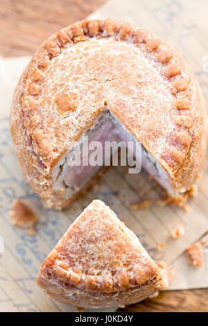 Kleine Pork Pie Stockfoto