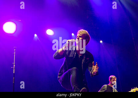 MADRID - SEP 10: Kodaline (Band) führen im Konzert beim Dcode Music Festival am 10. September 2016 in Madrid, Spanien. Stockfoto