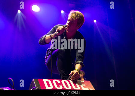 MADRID - SEP 10: Kodaline (Band) führen im Konzert beim Dcode Music Festival am 10. September 2016 in Madrid, Spanien. Stockfoto