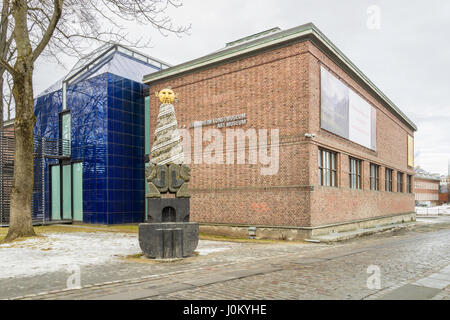 Trondheim Kunstmuseum, das Museum Largtest Kunst in Trondheim, befindet sich in der Nähe von Nidaros Kathedrale. Stockfoto