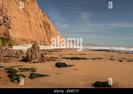Strand von Sidmouth Devon UK Stockfoto