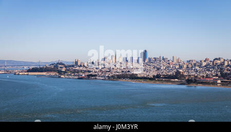 Panoramablick auf Downtown Skyline von San Francisco - San Francisco, Kalifornien, USA Stockfoto