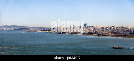 Panoramablick auf Downtown Skyline von San Francisco - San Francisco, Kalifornien, USA Stockfoto