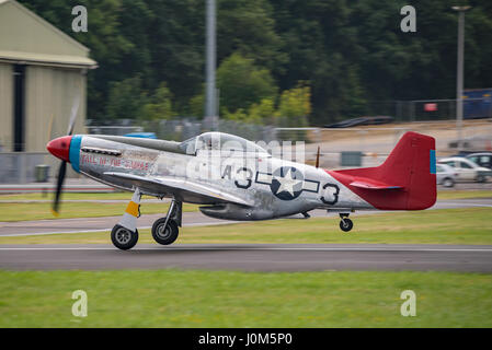 North American P - 51D Mustang (TALL-IN-THE-Sattel). Stockfoto