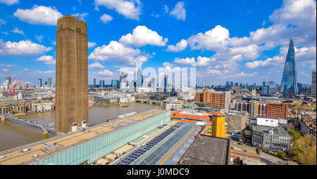 Blick von der Tate Modern, London Stockfoto