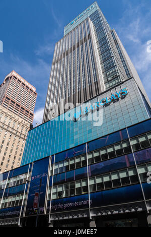 Barclays Building, 745 Seventh Avenue, Rockefeller Center, 2022, USA NYC Stockfoto