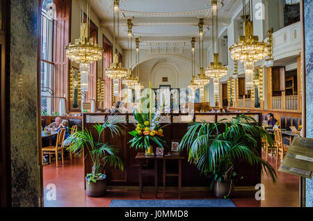 Gemeindehaus in Prag ist die Stadt vor allem Jugendstil-Gebäude, und einer der schönsten in Europa. Stockfoto