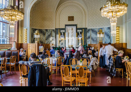 Gemeindehaus in Prag ist die Stadt vor allem Jugendstil-Gebäude, und einer der schönsten in Europa. Stockfoto