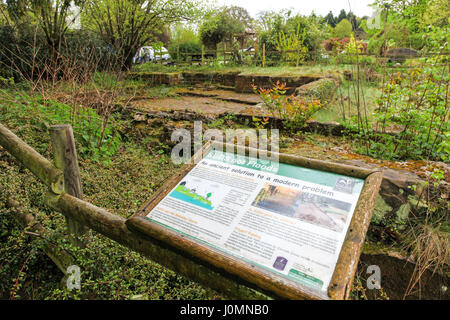 Die Staffordshire Wildlife Trust der Wolseley Zentrum, Wolseley-Brücke, in der Nähe von Rugeley, Staffordshire, England UK Stockfoto