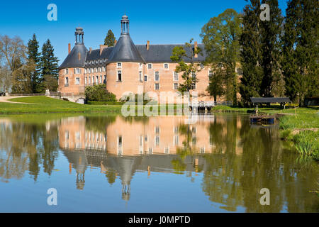 Château de Saint-Fargeau, Yonne, Burgund, Frankreich Stockfoto