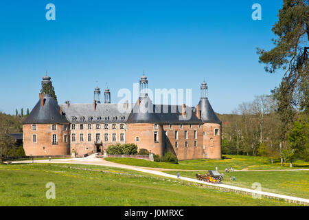 Château de Saint-Fargeau, Yonne, Burgund, Frankreich Stockfoto