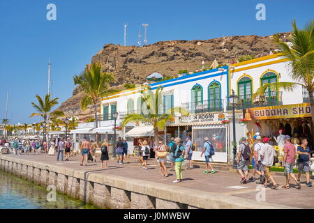 Kanarische Inseln, Gran Canaria, Puerto de Mogan, Spanien Stockfoto