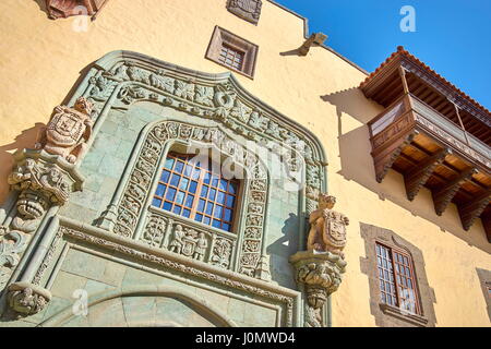 Auch im Hof im Columbus-Haus, Las Palmas, Gran Canaria, Spanien Stockfoto