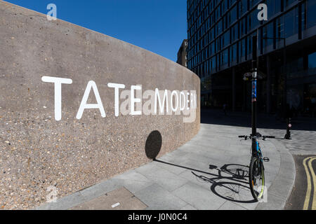 Das Switch-Haus eine zehn Etagen Erweiterung der Tate Modern Art Gallery, London. Entworfen von Herzog & de Meuron, geöffnet Juni 2016 Stockfoto