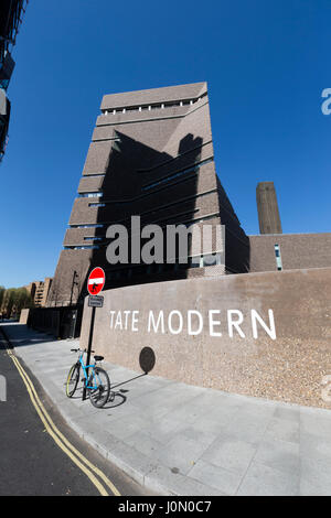 Das Switch-Haus eine zehn Etagen Erweiterung der Tate Modern Art Gallery, London. Entworfen von Herzog & de Meuron, geöffnet Juni 2016 Stockfoto