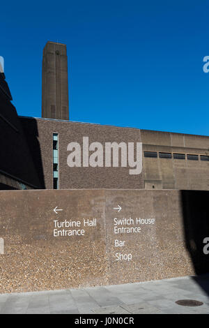 Das Switch-Haus eine zehn Etagen Erweiterung der Tate Modern Art Gallery, London. Entworfen von Herzog & de Meuron, geöffnet Juni 2016 Stockfoto