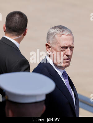 US-Verteidigungsminister Jim Mattis im Pentagon - Washington, DC USA Stockfoto