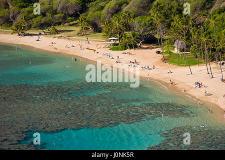 Hanauma Bay Nature Preserve, Oahu, Hawaii, USA Stockfoto