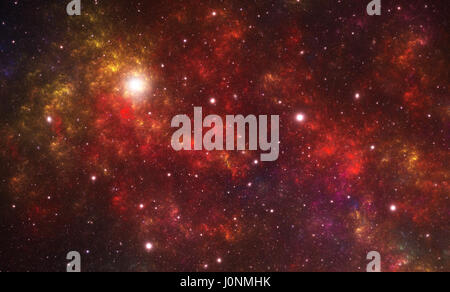 Red nebula Stockfoto