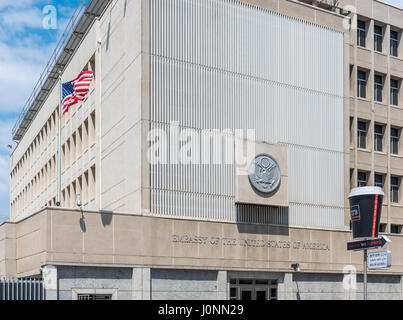 US-Botschaft in Israel - 4. April 2017, Tel Aviv - Jaffa, Israel Stockfoto