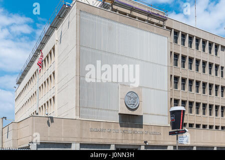 US-Botschaft in Israel - 4. April 2017, Tel Aviv - Jaffa, Israel Stockfoto