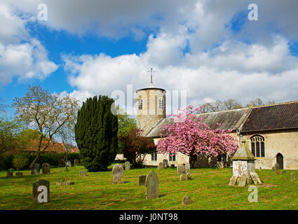 St Mary's Church, Syderstone, Norfolk, England Großbritannien Stockfoto