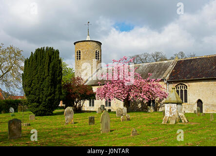 St Mary's Church, Syderstone, Norfolk, England Großbritannien Stockfoto