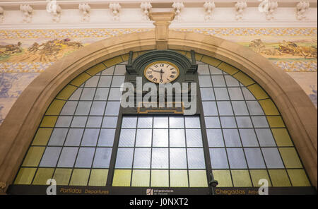 Der Bahnhof São Bento Stockfoto