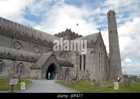 Kathedrale St. Canice, auch bekannt als Kilkenny Kathedrale, Kilkenny, Grafschaft Kilkenny, Irland (Eire). Stockfoto