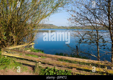 Astbury Mere Country Park, Astbury, Congleton, Cheshire, UK, Stockfoto