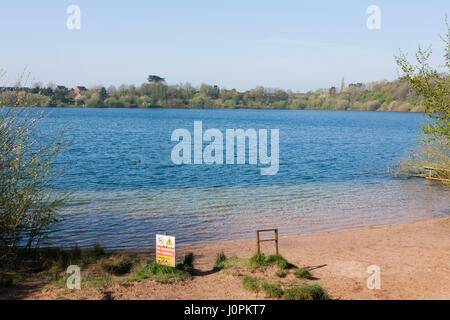 Astbury Mere Country Park, Astbury, Congleton, Cheshire, UK, Stockfoto