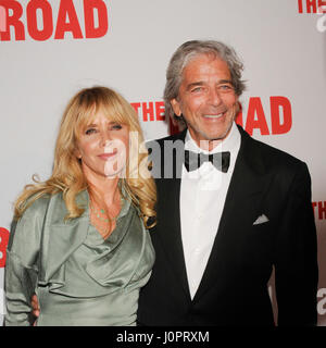 Rosanna Arquette und Todd Morgan besucht Broad Museum schwarze Krawatte konstituierende Abendessen an der breiten am 17. September 2015 in Los Angeles, Kalifornien. Stockfoto