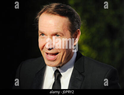 Jeff Koons besucht breit Museum schwarze Krawatte konstituierende Abendessen an der breiten am 17. September 2015 in Los Angeles, Kalifornien. Stockfoto